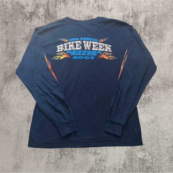 Bike week 2007 Daytona vintage long sleeve graphic shirt sz xl - Picture 2 of 3